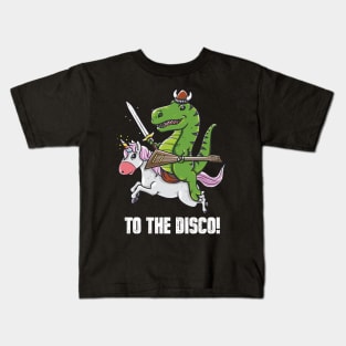 Funny Unicorn and T-Rex Dinosaur Kids T-Shirt